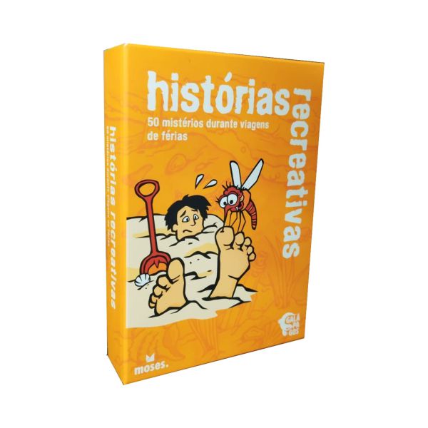 Foto do Jogo Histórias Recreativas Orange Stories da Editora Galápagos na embalagem